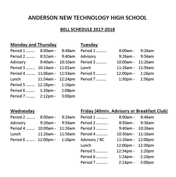 Anderson New Technology High School